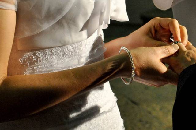 Puesta de los anillos