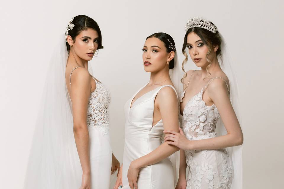 Diferentes estilos de novias