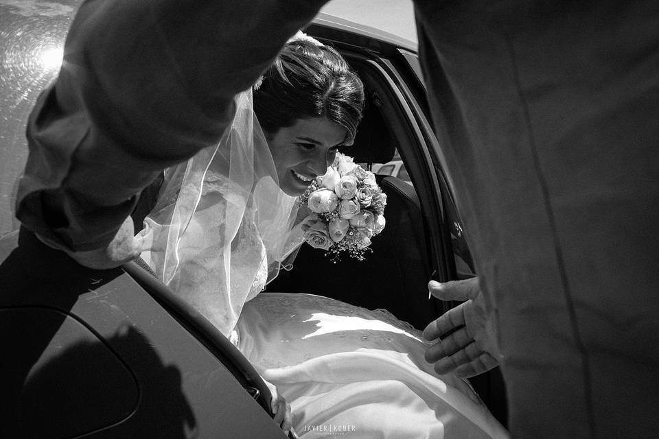 Llegada de la novia
