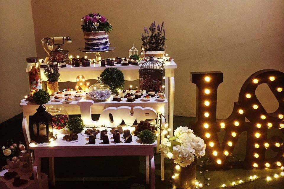 Mesa de postre