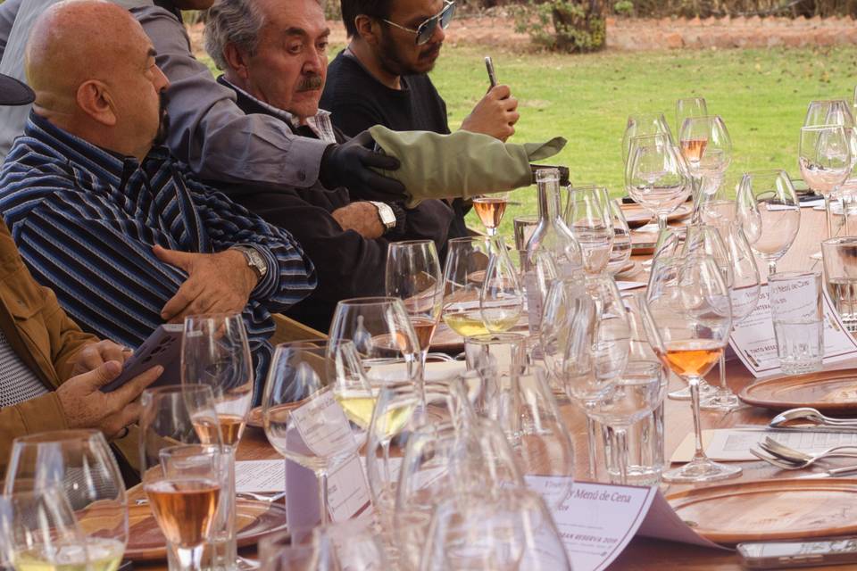 Servicio de vino