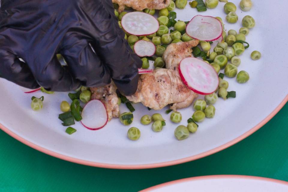 Ensalada fuera de lo ordinatio