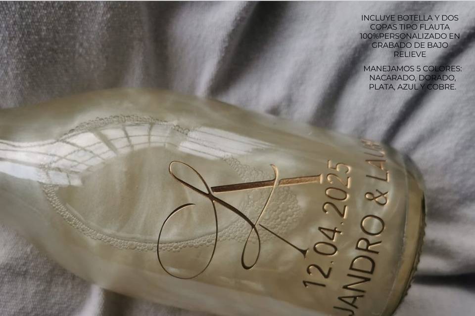 BRINDIS GLITTER NACARADO