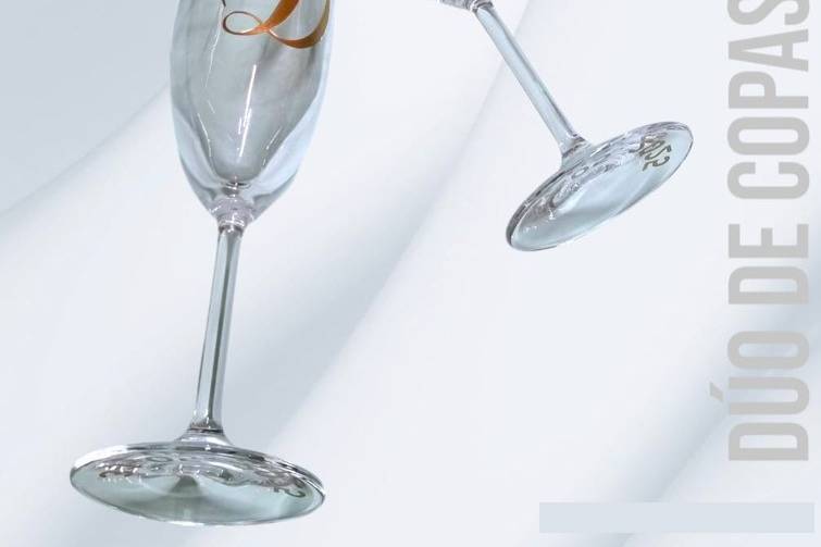 DUO DE COPAS NOVIOS