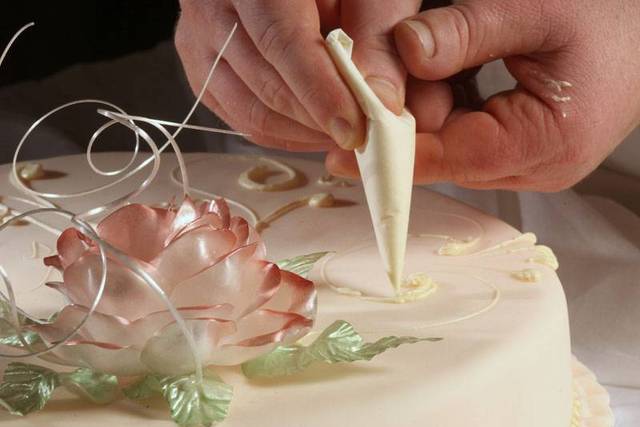 Pastel decorado