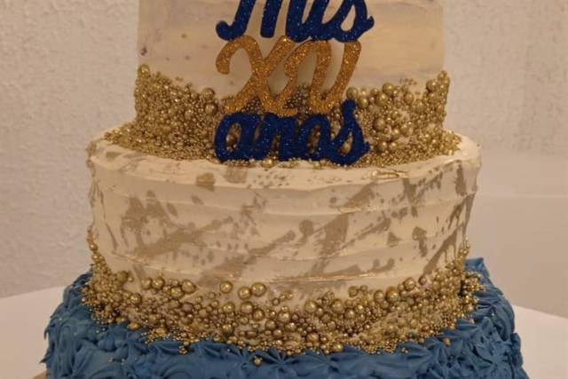 Pastel de 15 años