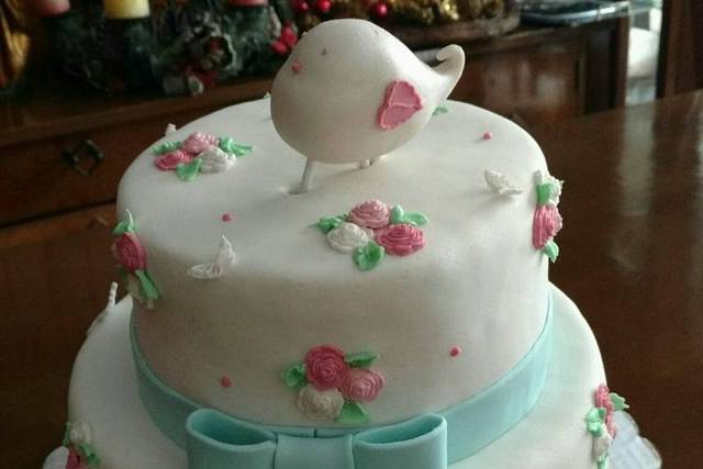 Pastel boda Palomas