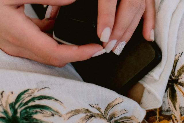 Encaje con técnica sugar