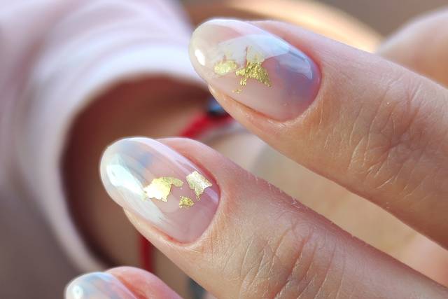 Diseño con hoja de oro