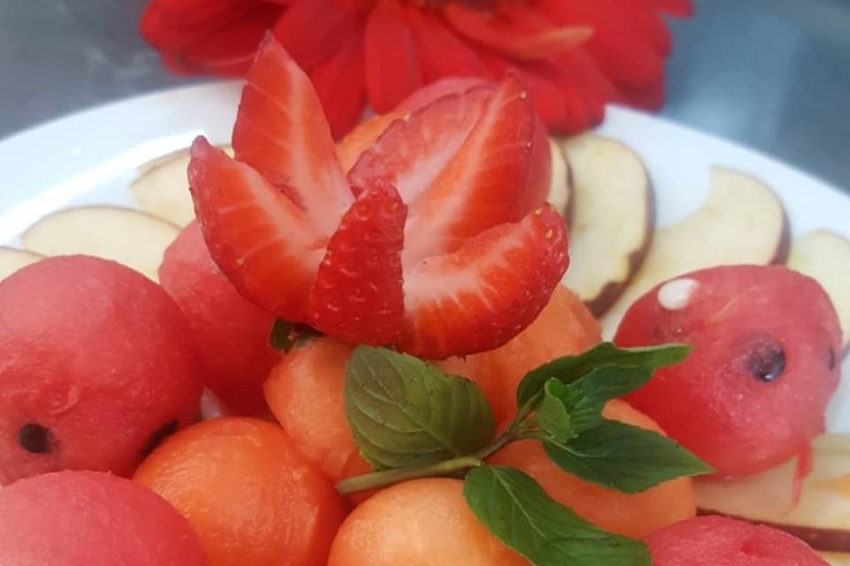 Ensalada de frutas elegante