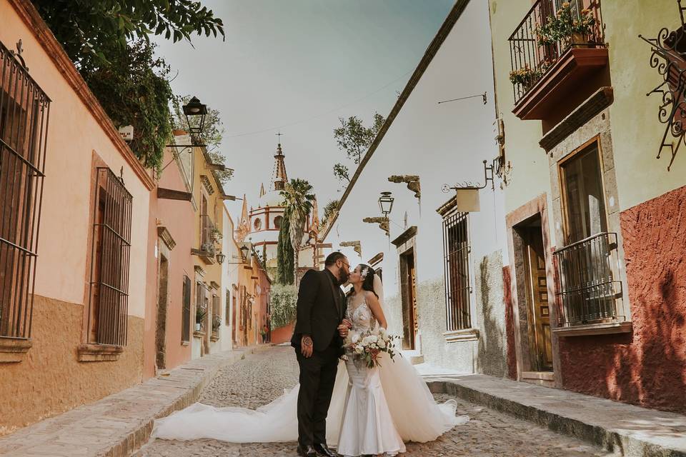 Novios en San Miguel