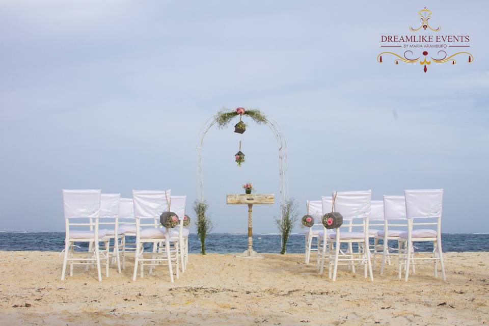 Boda en la playa