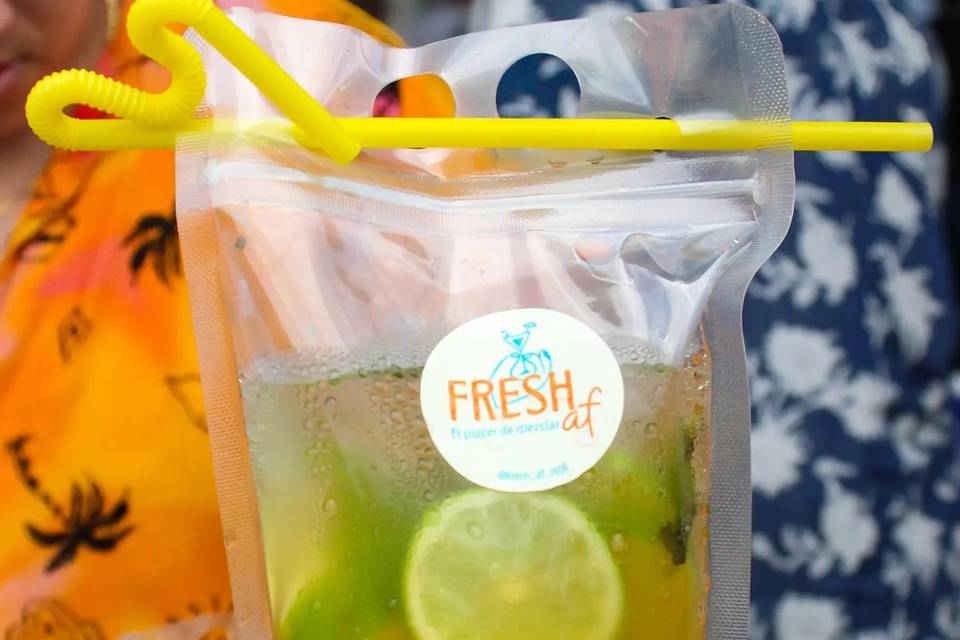Coctel en una bolsa