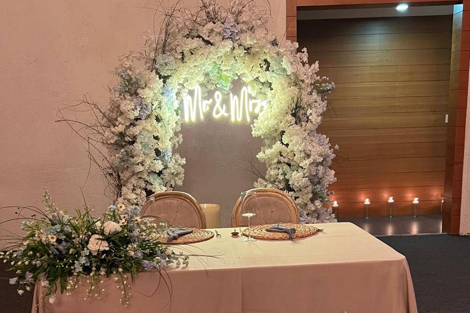 Organización de cada detalle de la boda