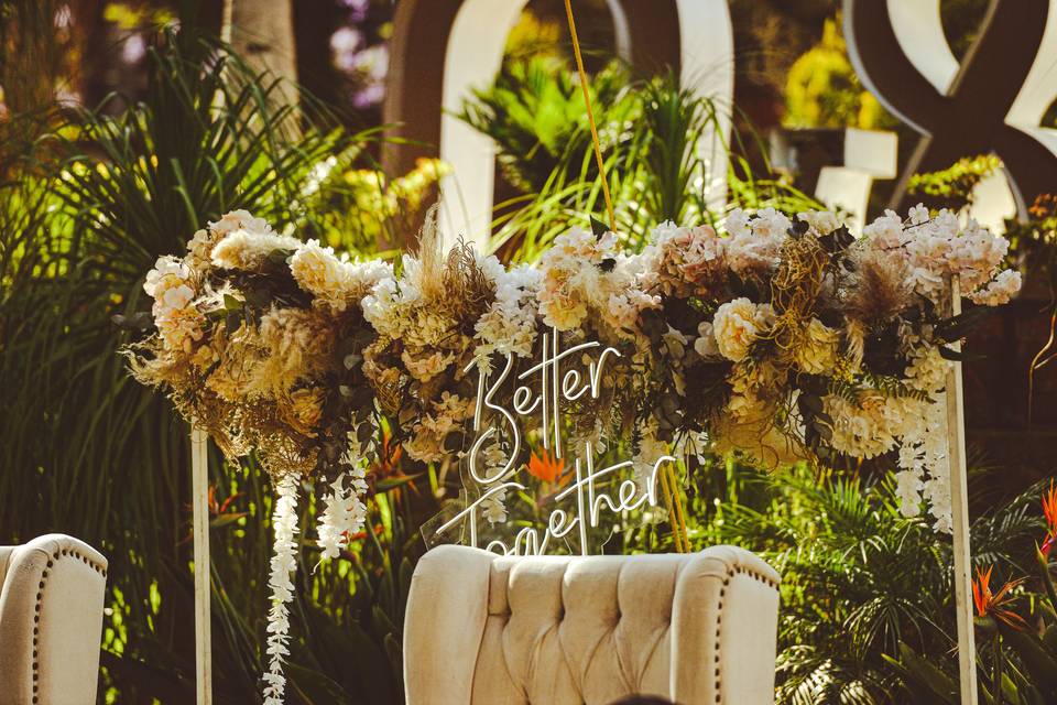 Organización de cada detalle de la boda