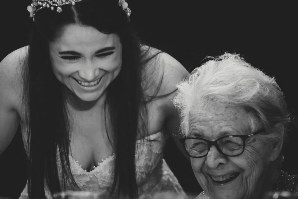 Novia y abuelita