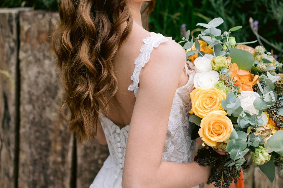 Maquillaje y peinado para novias