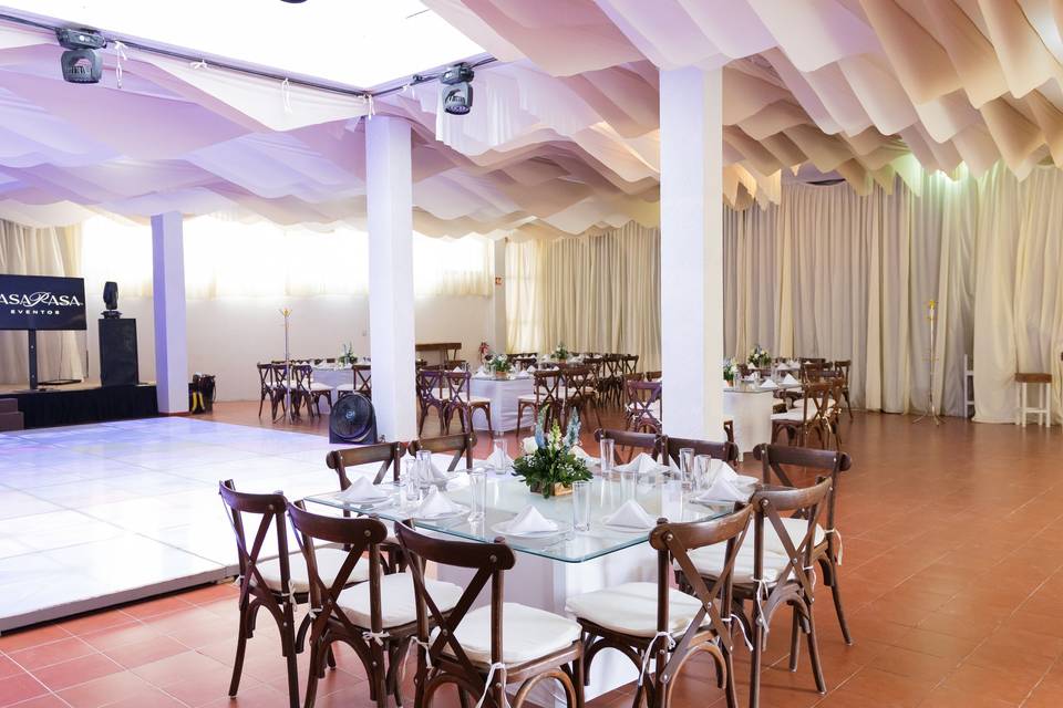 Montaje cristal en salón