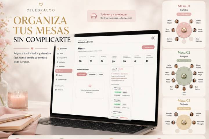 Organiza tus mesas