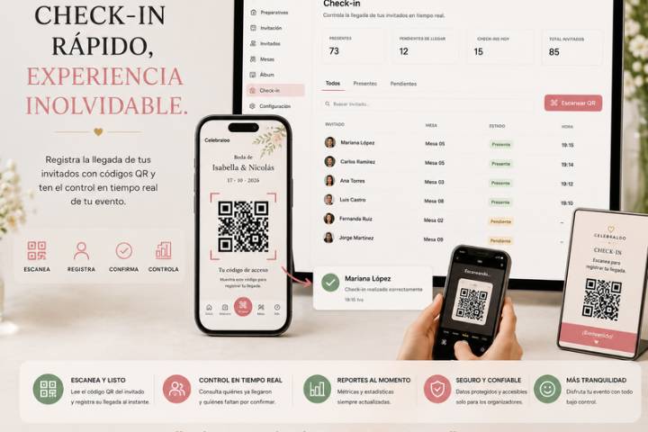 Check-in con código QR