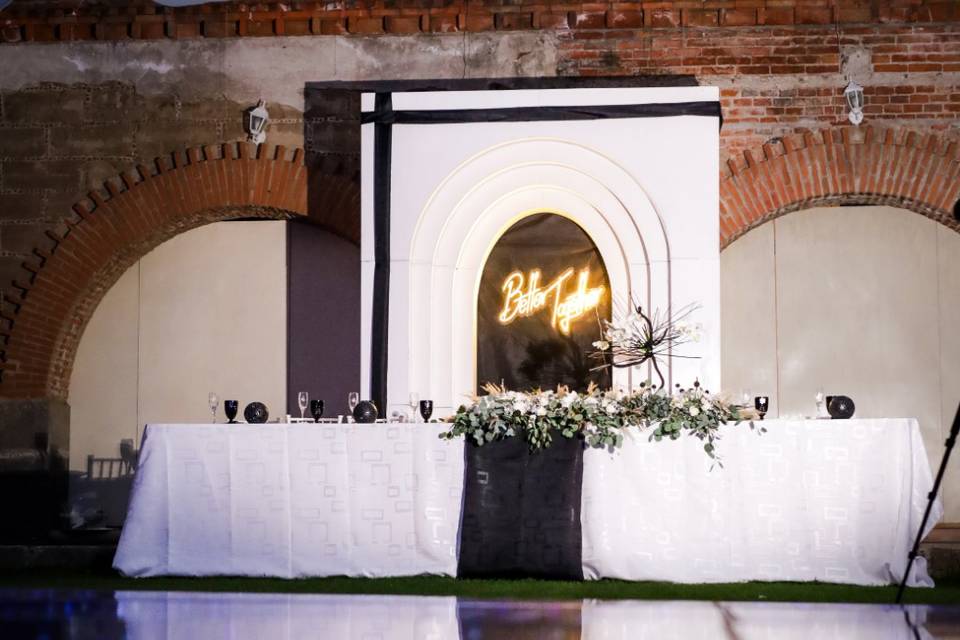 Boda blanco y negro