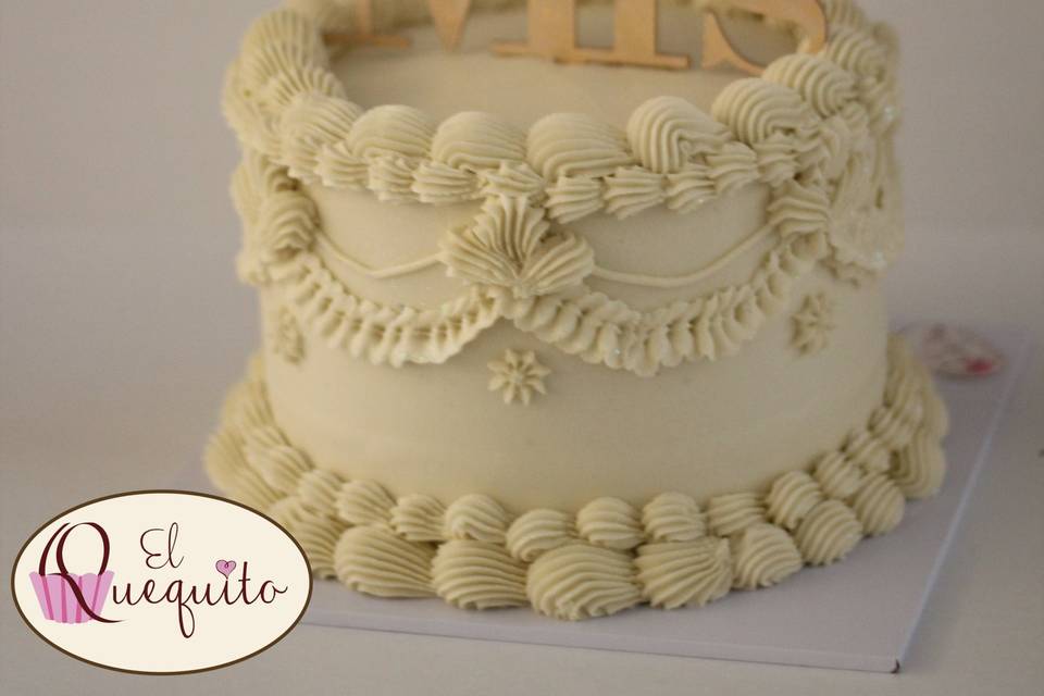 Vintage cake 1 nivel