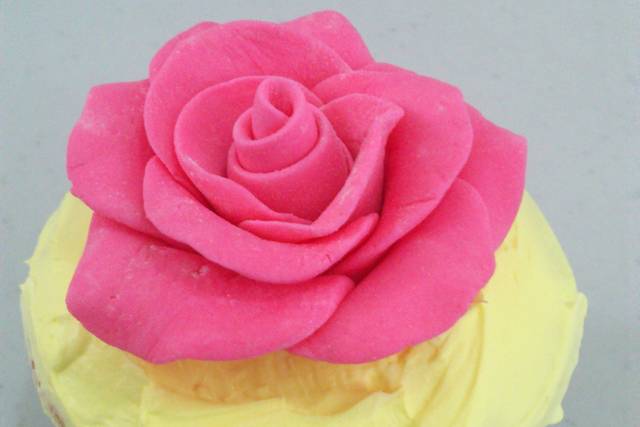 Rosa fondant