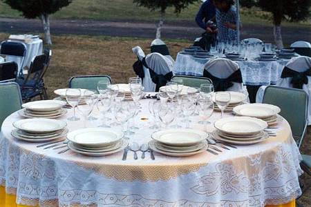 Montaje mesa circular