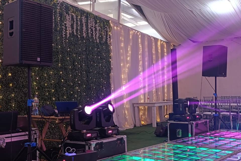 Iluminación para evento