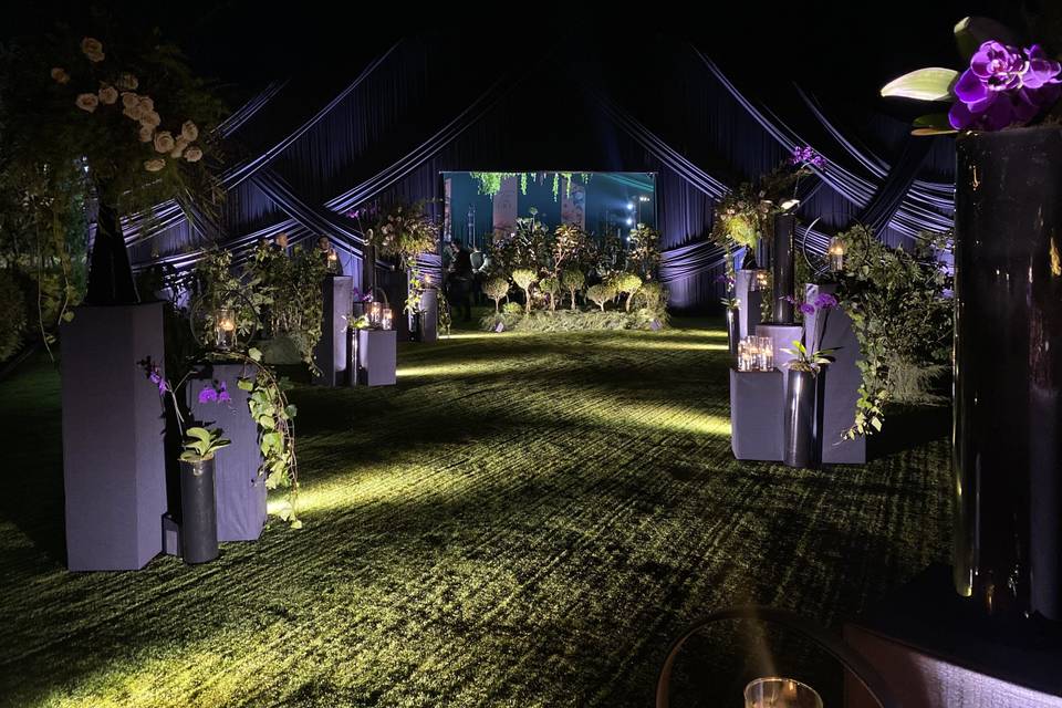 Iluminación guía de camino