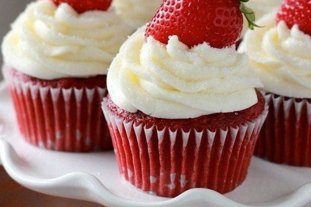 Cupcakes de fresa