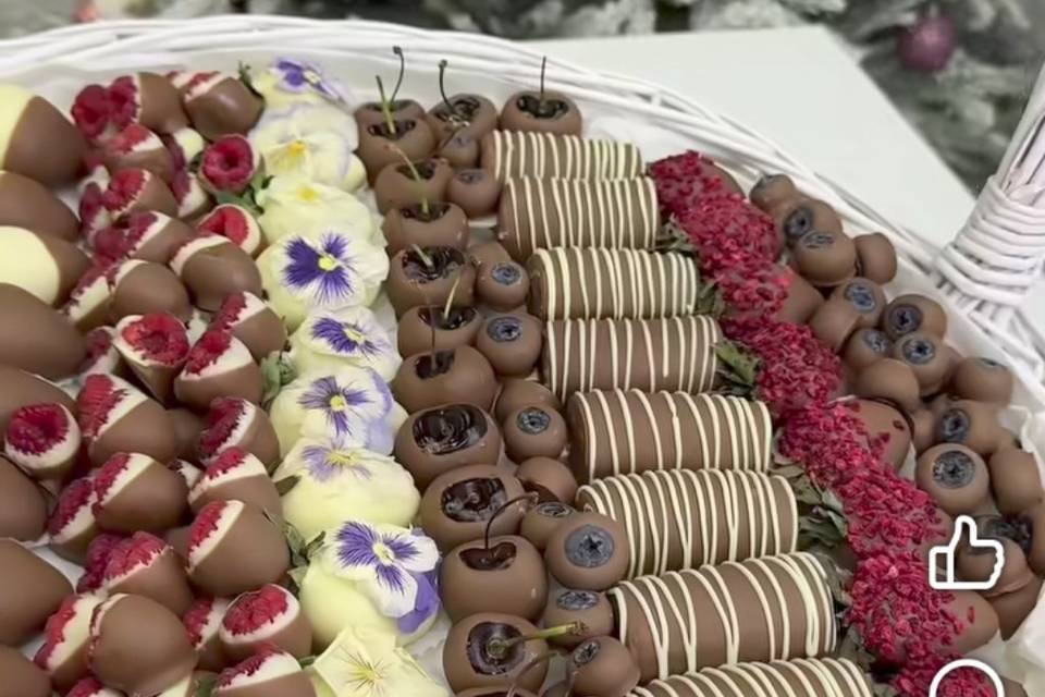 Frutas cubiertas