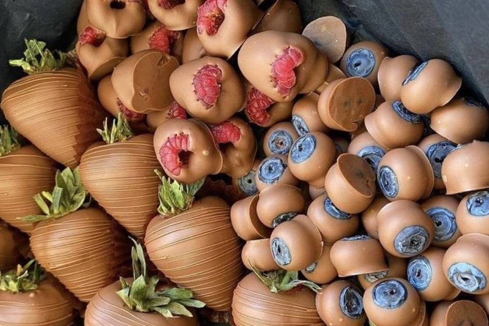 Frutas cubiertas