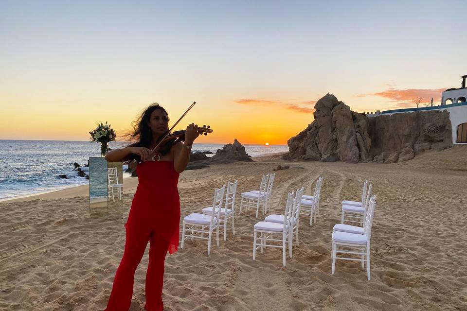 Ceremonia en la playa