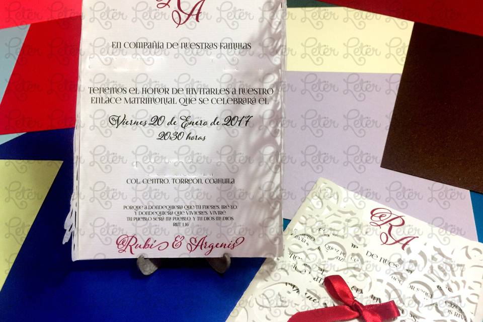 Invitación de boda