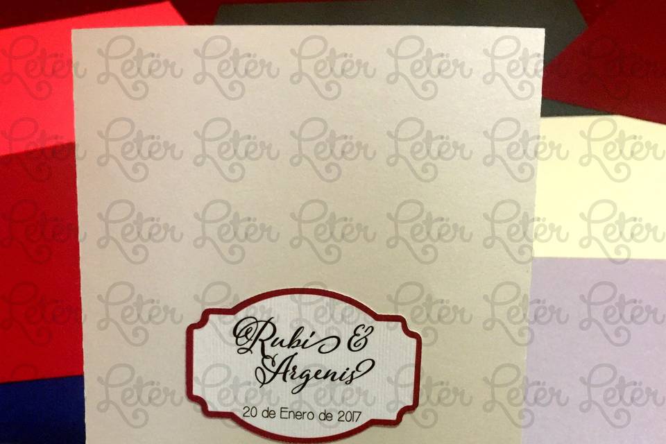 Invitación de boda