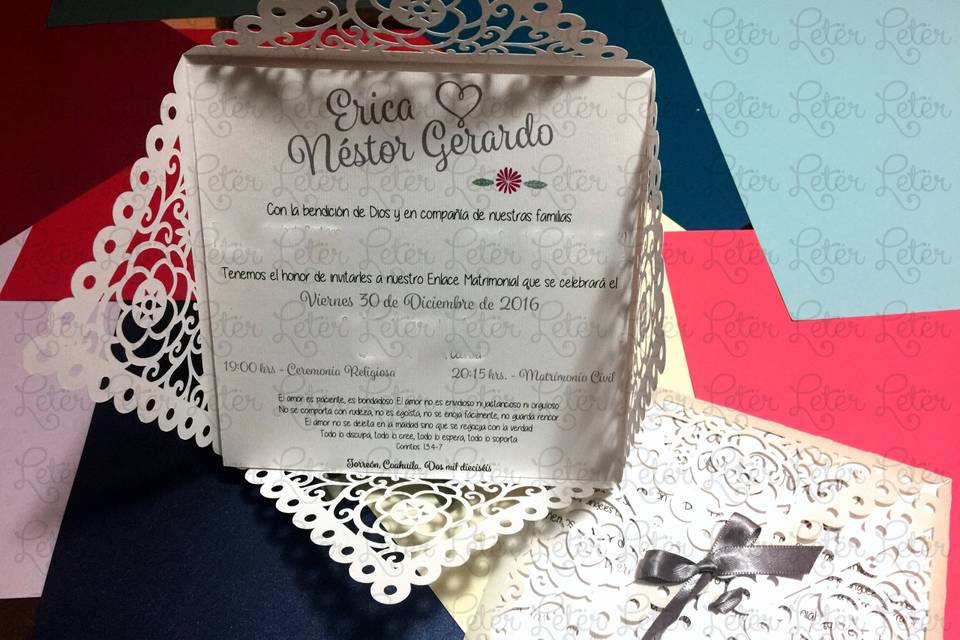 Invitación de boda