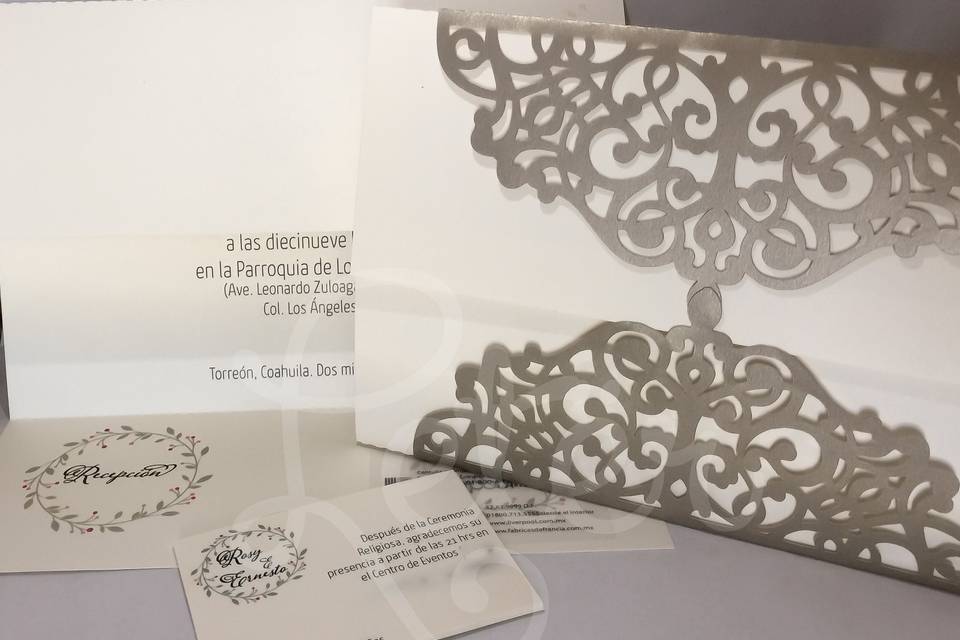 Set de invitación de boda