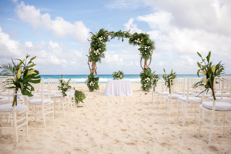 Ceremonia en la playa