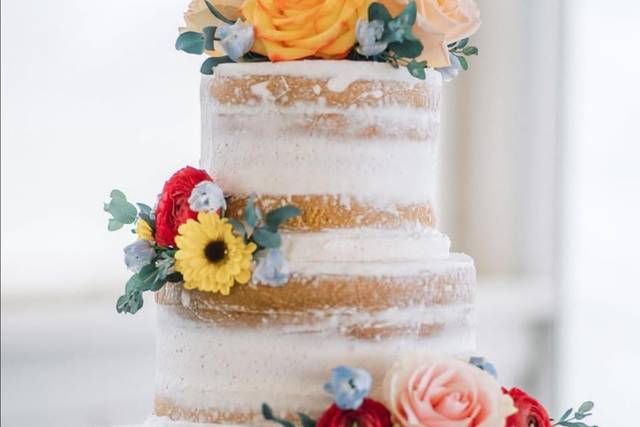 Undressed cake
