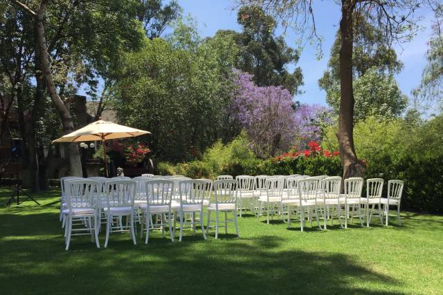 Ceremonia civil en jardín