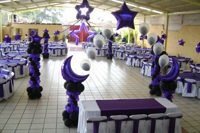 Decoración con globos