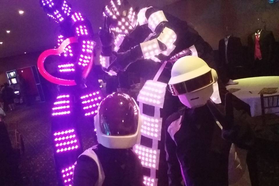 Robot led y daft punk