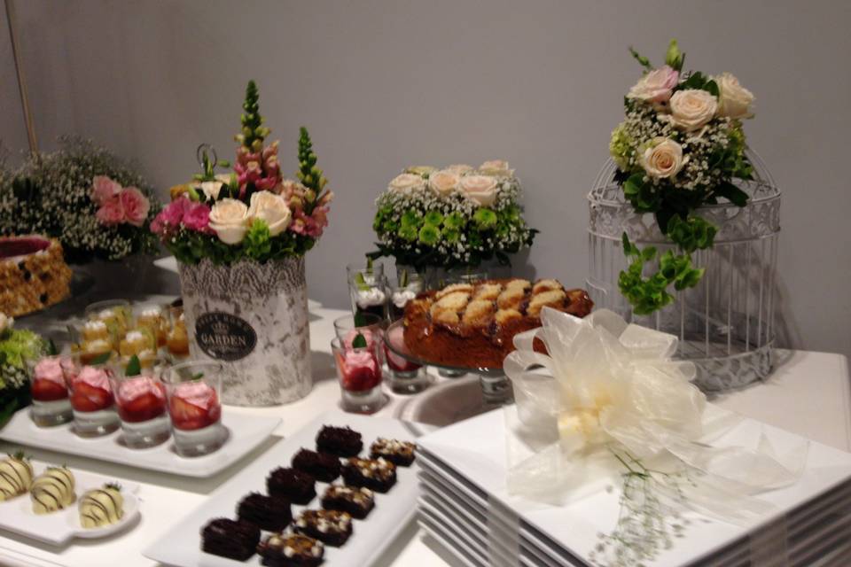 Mesa de postres boda