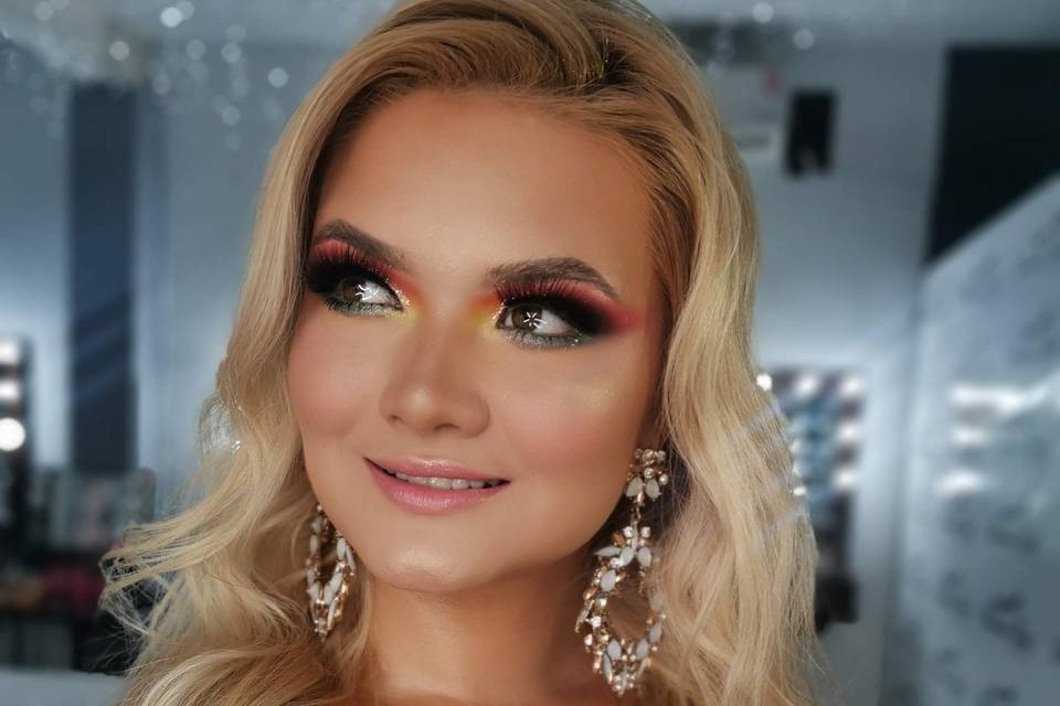 Brianda Texta Bride's makeup