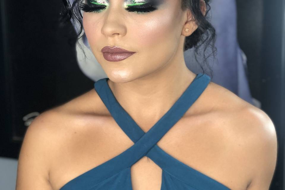 Brianda Texta Bride's makeup