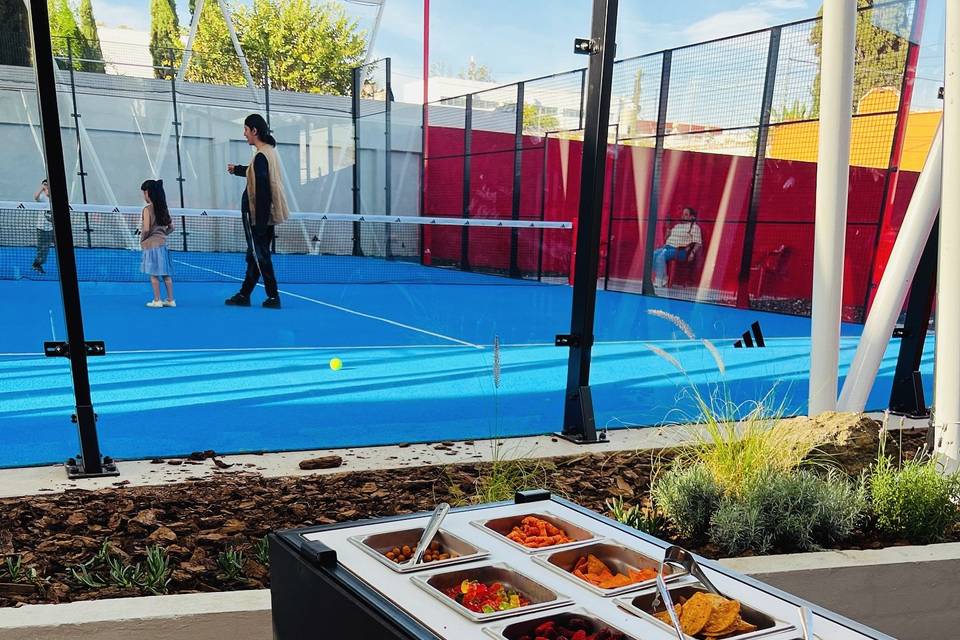 Barra petite en padel