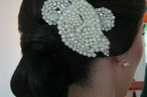 Cabello recogido y accesorios