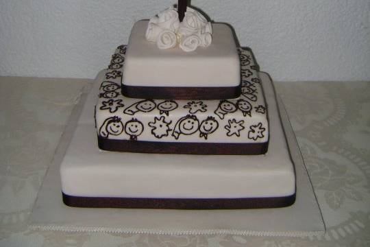 Pastel de bodas