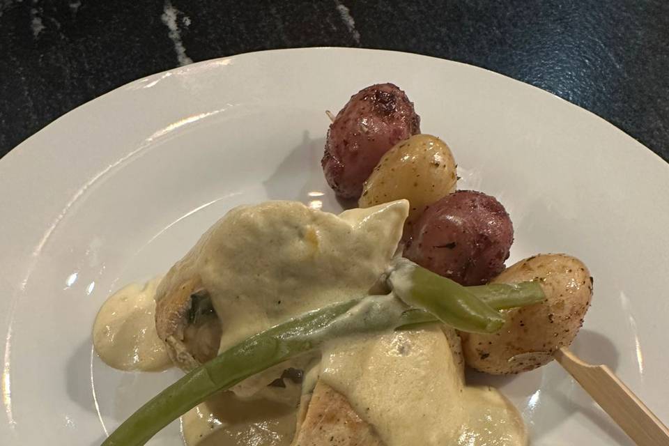 Pechuga en crema 4 quesos